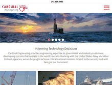 Tablet Screenshot of cardinalengineeringllc.com